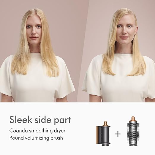 Dyson Airwrap™ Origin Multi-Styler — No Extreme Heat Damage, 1.2″ Barrel + Round Brush + Flyaway Attachment