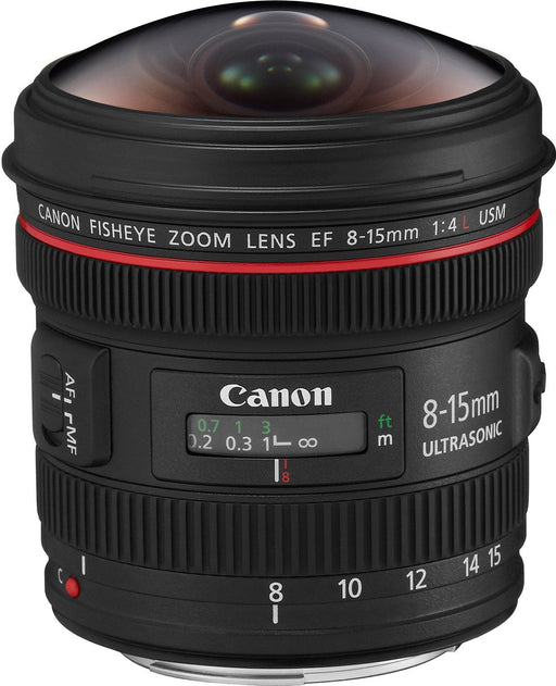 Canon EF 8–15mm f/4 L USM Ultra - Wide Fisheye Zoom Lens - The HDDs