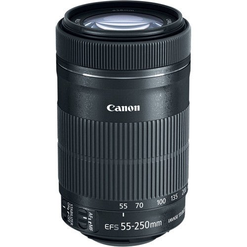 Canon EF - S 55 - 250mm f/4 - 5.6 IS STM Telephoto Zoom Lens - The HDDs