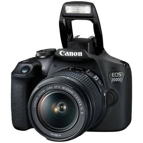 Canon EOS 2000D DSLR Camera Kit with EF - S 18–55mm IS II Lens - The HDDs