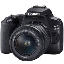 Canon EOS 250D DSLR Camera Kit with EF - S 18–55mm DC III Lens (Black) – Compact & Easy Photography - The HDDs
