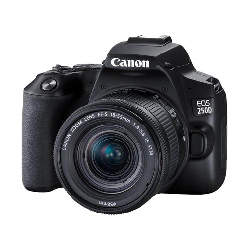 Canon EOS 250D DSLR Camera Kit with EF - S 18–55mm STM Lens (Black) – Lightweight & Versatile - The HDDs
