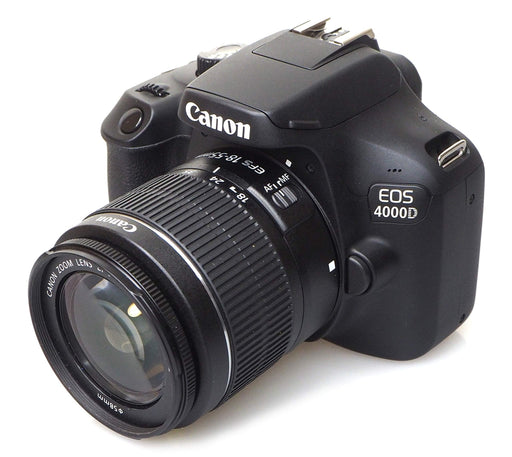 Canon EOS 4000D DSLR Camera Kit with EF - S 18–55mm DC III Lens – Beginner - Friendly DSLR - The HDDs
