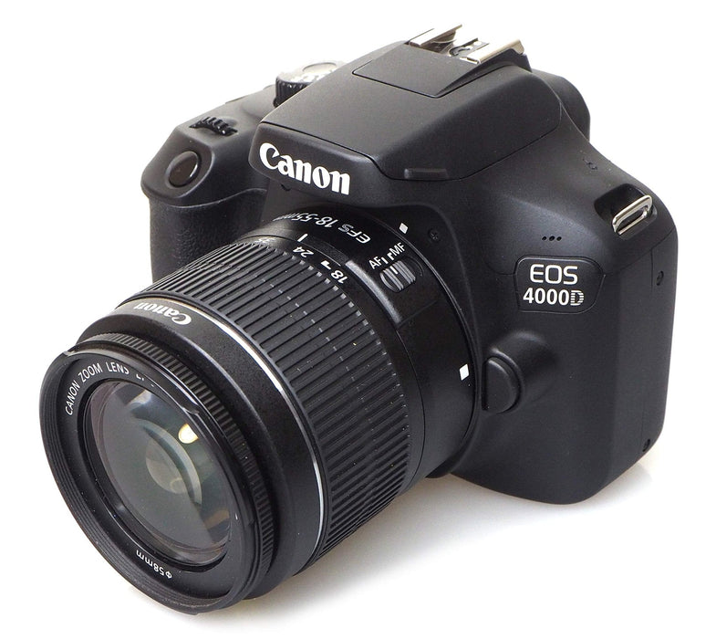 Canon EOS 4000D DSLR Camera Kit with EF - S 18–55mm DC III Lens – Beginner - Friendly DSLR - The HDDs