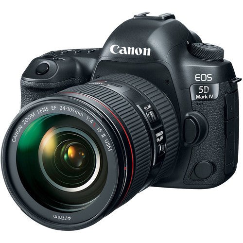 Canon EOS 5D Mark IV DSLR Camera Kit with 24 - 105mm f/4L II Lens – Full - Frame Professional Imaging - The HDDs