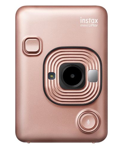 Fujifilm Instax Mini LiPlay Hybrid Instant Camera (Blush Gold) - The HDDs