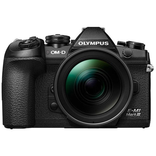Olympus OM - D E - M1 Mark III Mirrorless Camera Kit with 12 - 40mm f/2.8 Lens (Black) - The HDDs