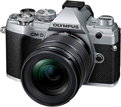 Olympus OM - D E - M5 Mark III Mirrorless Camera Kit with 12 - 45mm f/4 Pro Lens (Silver) - The HDDs