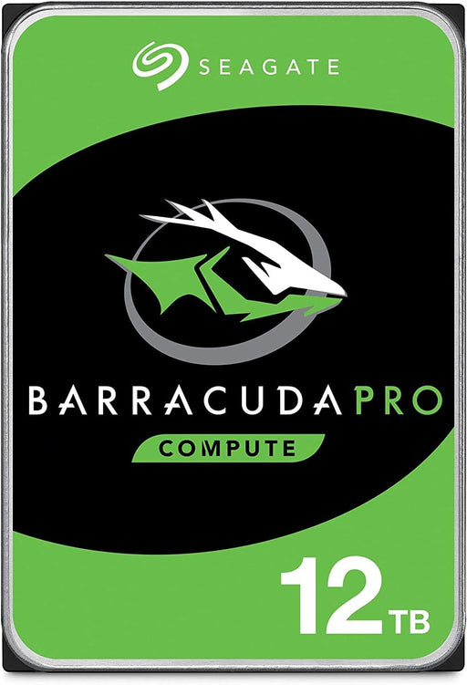 Seagate Barracuda Pro 12TB ST12000DM0007 Internal Hard Drive - Hard Drives (8.9 cm (3.5 Inches), 7200 RPM, 256MB Cache, SATA 6Gb/s, Silver) (Refurbished) - The HDDs