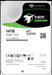 Seagate Exos X18 ST14000NM000J - 14TB Hard Drive - Internal - SATA (SATA/600) - Conventional Magnetic Recording (CMR) - Storage System, Surveillance System Compatible - The HDDs
