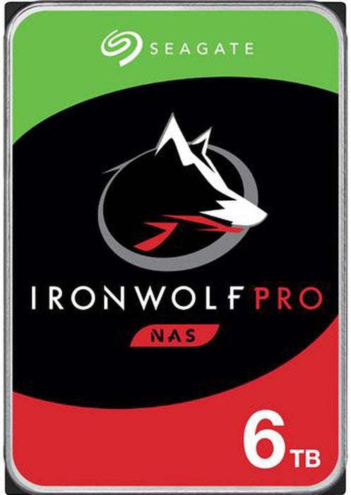 Seagate IronWolf Pro ST6000NE000 6 TB Hard Drive - 3.5" Internal - SATA (SATA/600) - The HDDs