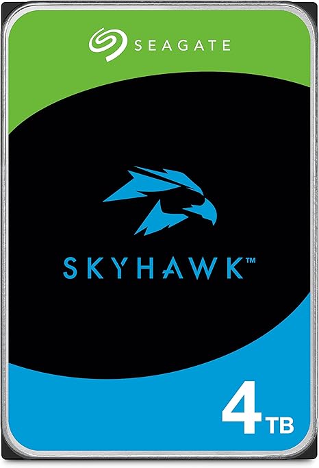 SEAGATE ST4000VX007 Skyhawk 4TB Surveillance Hard SATA 6Gb/s 64MB Cache 3.5 - Inch Internal Drive - Frustration Free Packaging (ST4000VXZ07) Mechanical Hard Disk - The HDDs