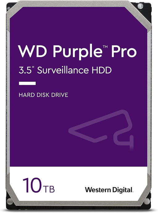 Western Digital 10TB WD Purple Surveillance Internal Hard Drive - SATA 6 Gb/s, , 256 MB Cache, 3.5" - WD101PURZ - The HDDs